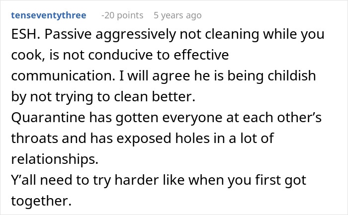 Woman Stops Cleaning As She Cooks To Prove A Point, Husband Still Doesn’t Get It Woman Stops Cleaning As She Cooks To Prove A Point, Husband Still Doesn’t Get It