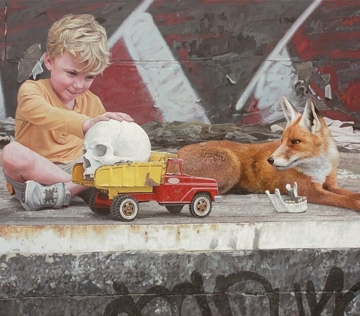 46 Dystopian Paintings By Kevin Peterson Where Children And Wild Animals Roam A Broken World 46 Dystopian Paintings By Kevin Peterson Where Children And Wild Animals Roam A Broken World