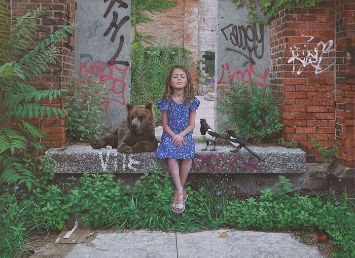 46 Dystopian Paintings By Kevin Peterson Where Children And Wild Animals Roam A Broken World 46 Dystopian Paintings By Kevin Peterson Where Children And Wild Animals Roam A Broken World
