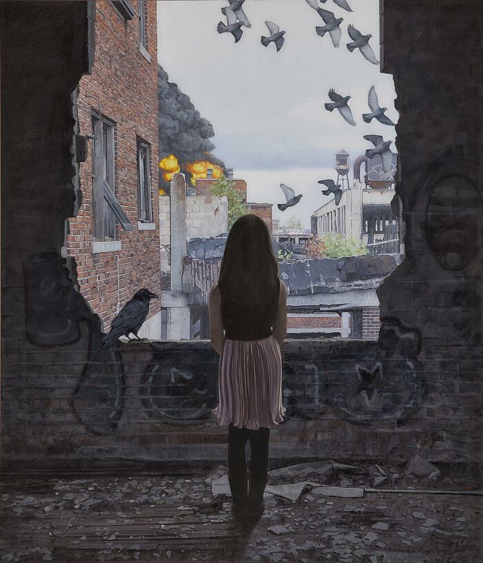 46 Dystopian Paintings By Kevin Peterson Where Children And Wild Animals Roam A Broken World 46 Dystopian Paintings By Kevin Peterson Where Children And Wild Animals Roam A Broken World
