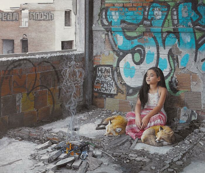 46 Dystopian Paintings By Kevin Peterson Where Children And Wild Animals Roam A Broken World 46 Dystopian Paintings By Kevin Peterson Where Children And Wild Animals Roam A Broken World