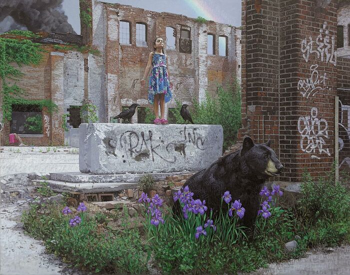 46 Dystopian Paintings By Kevin Peterson Where Children And Wild Animals Roam A Broken World 46 Dystopian Paintings By Kevin Peterson Where Children And Wild Animals Roam A Broken World