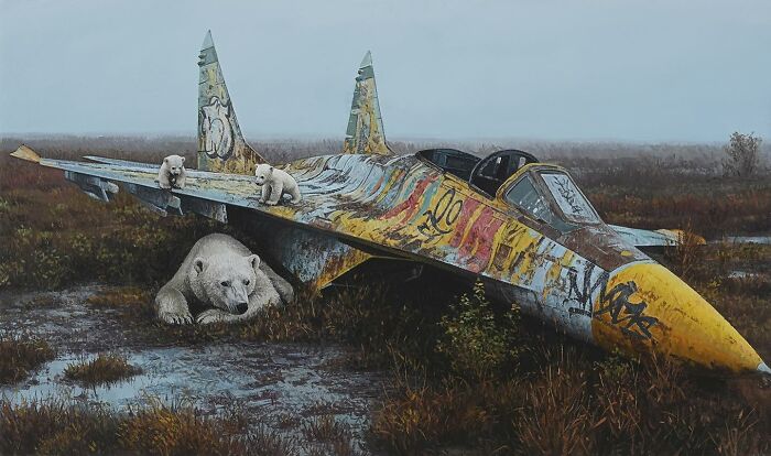 46 Dystopian Paintings By Kevin Peterson Where Children And Wild Animals Roam A Broken World 46 Dystopian Paintings By Kevin Peterson Where Children And Wild Animals Roam A Broken World