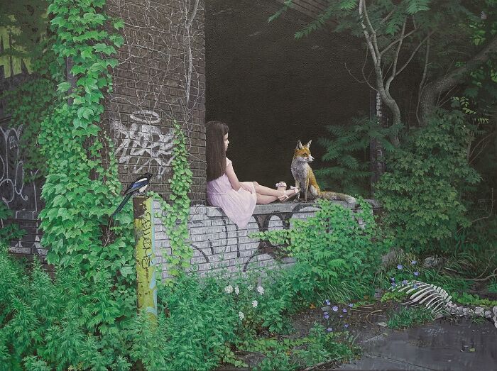46 Dystopian Paintings By Kevin Peterson Where Children And Wild Animals Roam A Broken World 46 Dystopian Paintings By Kevin Peterson Where Children And Wild Animals Roam A Broken World