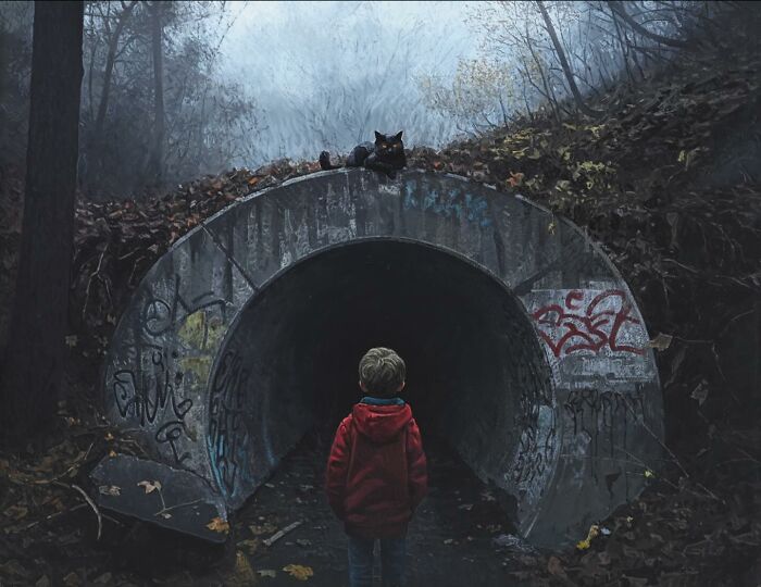 46 Dystopian Paintings By Kevin Peterson Where Children And Wild Animals Roam A Broken World 46 Dystopian Paintings By Kevin Peterson Where Children And Wild Animals Roam A Broken World