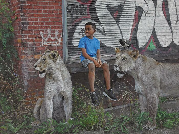 46 Dystopian Paintings By Kevin Peterson Where Children And Wild Animals Roam A Broken World 46 Dystopian Paintings By Kevin Peterson Where Children And Wild Animals Roam A Broken World
