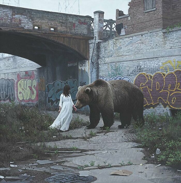 46 Dystopian Paintings By Kevin Peterson Where Children And Wild Animals Roam A Broken World 46 Dystopian Paintings By Kevin Peterson Where Children And Wild Animals Roam A Broken World