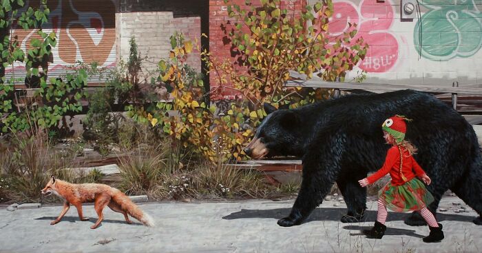46 Dystopian Paintings By Kevin Peterson Where Children And Wild Animals Roam A Broken World 46 Dystopian Paintings By Kevin Peterson Where Children And Wild Animals Roam A Broken World