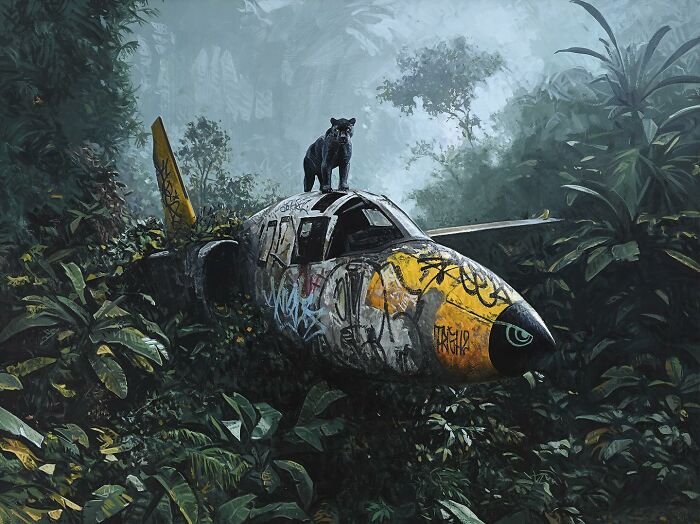 46 Dystopian Paintings By Kevin Peterson Where Children And Wild Animals Roam A Broken World 46 Dystopian Paintings By Kevin Peterson Where Children And Wild Animals Roam A Broken World