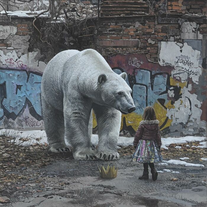 46 Dystopian Paintings By Kevin Peterson Where Children And Wild Animals Roam A Broken World 46 Dystopian Paintings By Kevin Peterson Where Children And Wild Animals Roam A Broken World