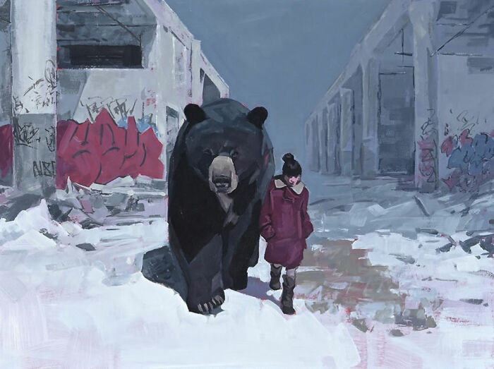 46 Dystopian Paintings By Kevin Peterson Where Children And Wild Animals Roam A Broken World 46 Dystopian Paintings By Kevin Peterson Where Children And Wild Animals Roam A Broken World