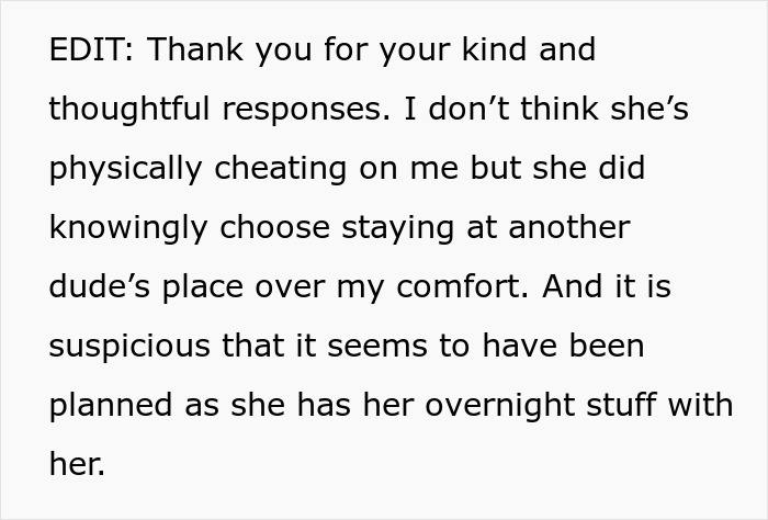 Man Asks Girlfriend Not To Stay The Night With Her Ex, Her Response Makes Him Rethink The Relationship Man Asks Girlfriend Not To Stay The Night With Her Ex, Her Response Makes Him Rethink The Relationship