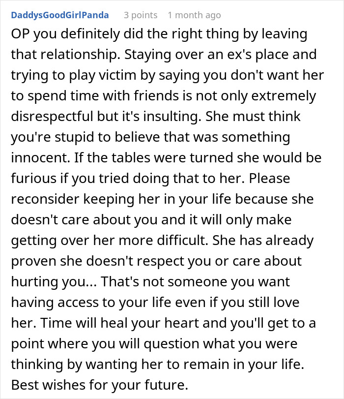 Man Asks Girlfriend Not To Stay The Night With Her Ex, Her Response Makes Him Rethink The Relationship Man Asks Girlfriend Not To Stay The Night With Her Ex, Her Response Makes Him Rethink The Relationship