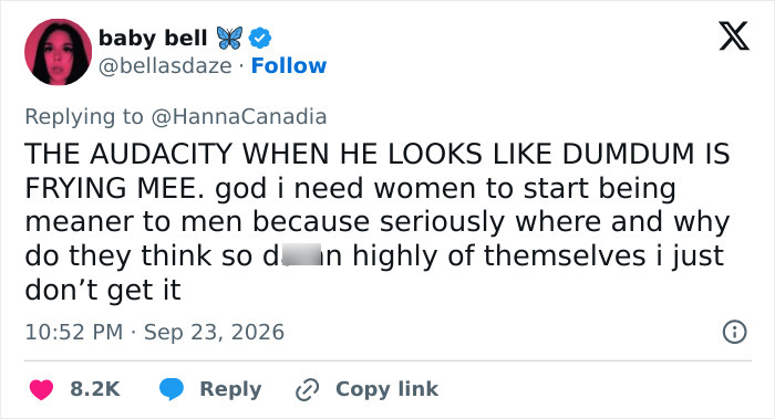 “Loser Behavior”: Woman Publicly Calls Out Man Over His Insulting First Comment After Matching On Hinge “Loser Behavior”: Woman Publicly Calls Out Man Over His Insulting First Comment After Matching On Hinge