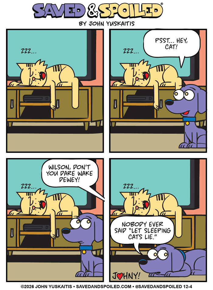 25 New Comics About My Dog And Cat, Who Couldn&rsquo;t Be More Different If They Tried