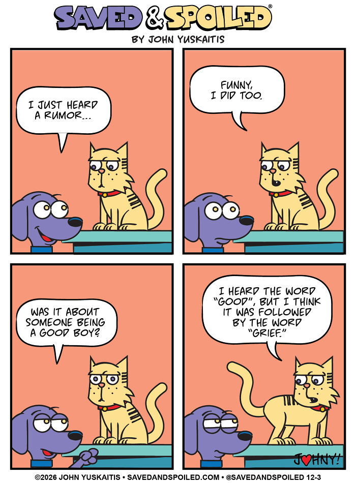25 New Comics About My Dog And Cat, Who Couldn&rsquo;t Be More Different If They Tried