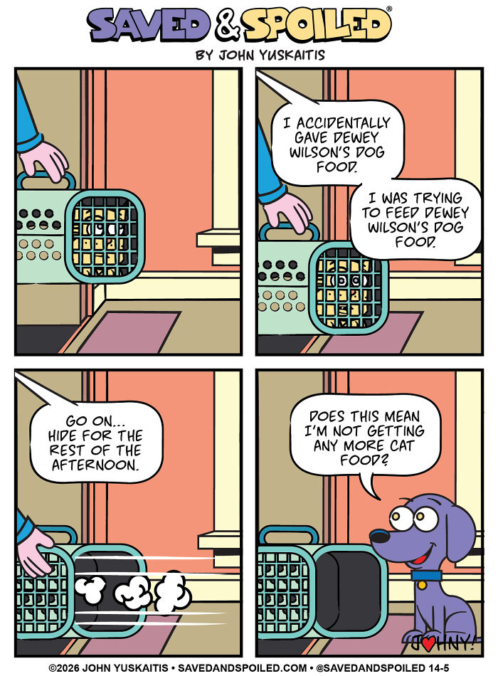 25 New Comics About My Dog And Cat, Who Couldn&rsquo;t Be More Different If They Tried