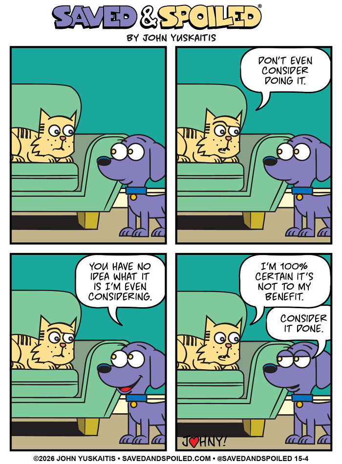 25 New Comics About My Dog And Cat, Who Couldn&rsquo;t Be More Different If They Tried