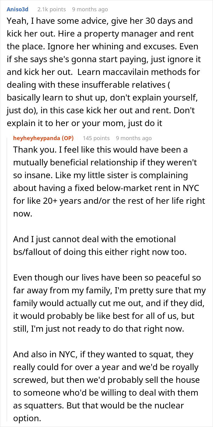 Woman Lets Sister Live In Her House For Cheap But Her Generosity Is Not Enough Woman Lets Sister Live In Her House For Cheap But Her Generosity Is Not Enough