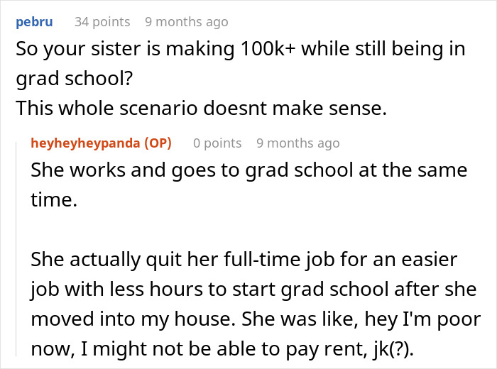 Woman Lets Sister Live In Her House For Cheap But Her Generosity Is Not Enough Woman Lets Sister Live In Her House For Cheap But Her Generosity Is Not Enough