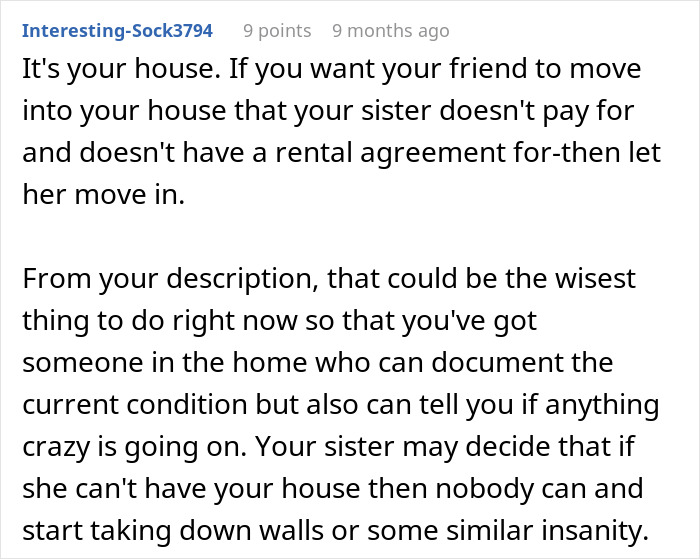 Woman Lets Sister Live In Her House For Cheap But Her Generosity Is Not Enough Woman Lets Sister Live In Her House For Cheap But Her Generosity Is Not Enough
