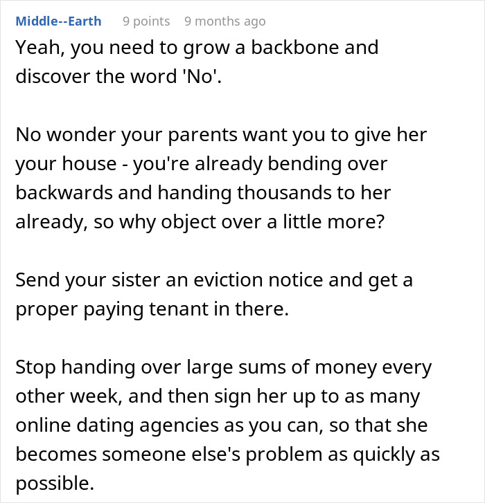 Woman Lets Sister Live In Her House For Cheap But Her Generosity Is Not Enough Woman Lets Sister Live In Her House For Cheap But Her Generosity Is Not Enough