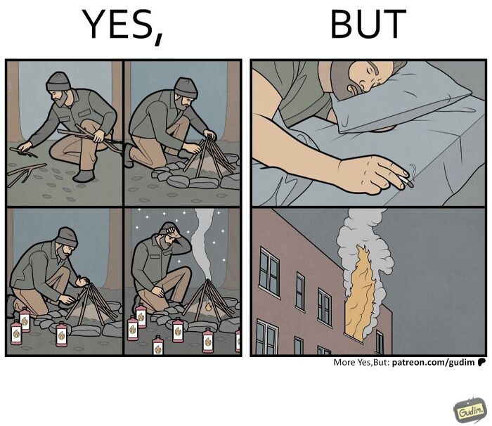 26 New Clever “Yes, But” Comics That Point Out Things We Somehow Never Question 26 New Clever “Yes, But” Comics That Point Out Things We Somehow Never Question