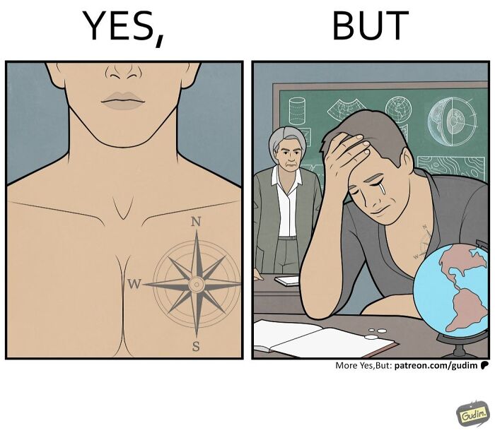 26 New Clever “Yes, But” Comics That Point Out Things We Somehow Never Question 26 New Clever “Yes, But” Comics That Point Out Things We Somehow Never Question
