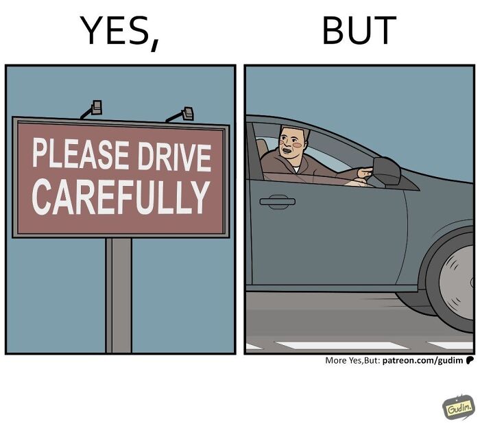 26 New Clever “Yes, But” Comics That Point Out Things We Somehow Never Question 26 New Clever “Yes, But” Comics That Point Out Things We Somehow Never Question