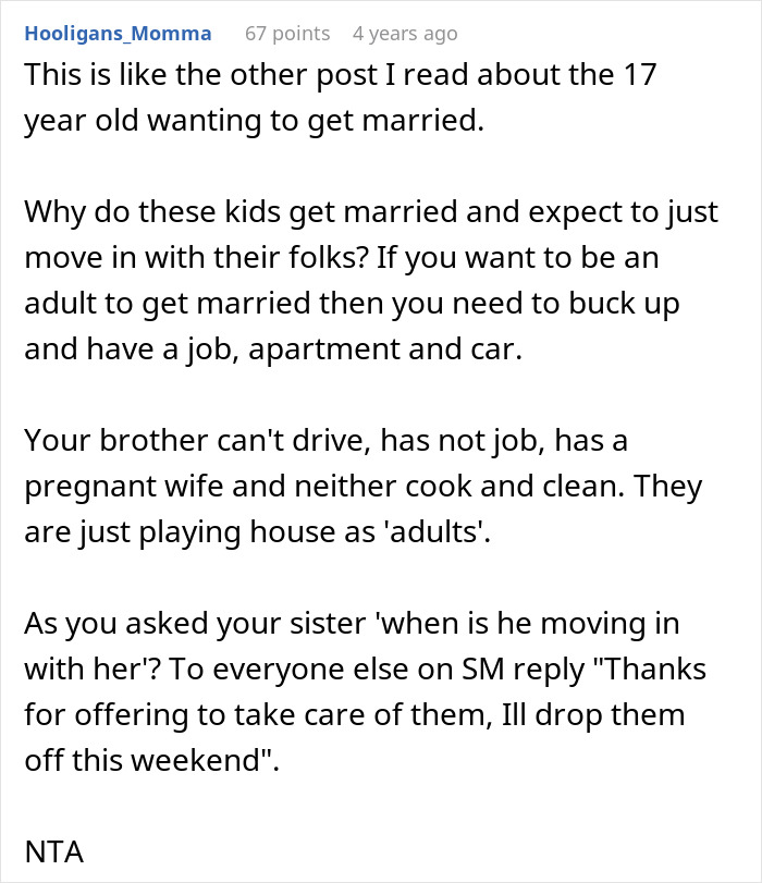 Guy Tells Entitled SIL She Can Give Birth In An Alley For All He Cares Guy Tells Entitled SIL She Can Give Birth In An Alley For All He Cares