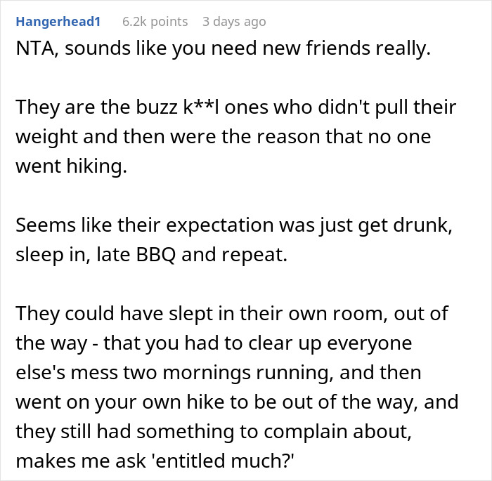 Woman Lies To Cover For Her Husband After Friends’ Cabin Trip Didn’t Go As He Expected Woman Lies To Cover For Her Husband After Friends’ Cabin Trip Didn’t Go As He Expected