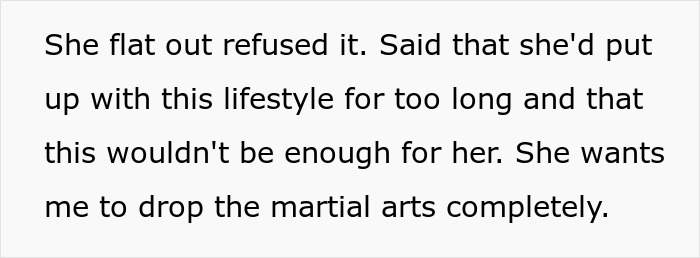 Woman Spends 5 Years Supporting Fiancé’s Martial Arts, Suddenly Demands He Quit And Trashes His Gear Woman Spends 5 Years Supporting Fiancé’s Martial Arts, Suddenly Demands He Quit And Trashes His Gear