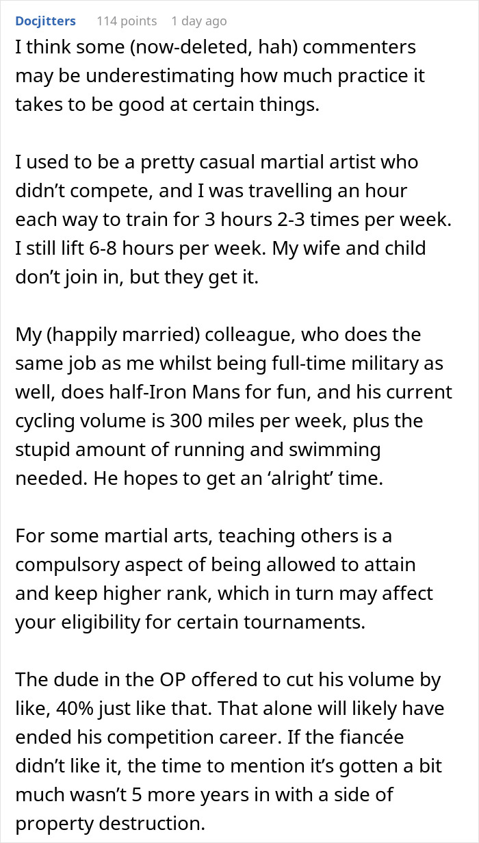 Woman Spends 5 Years Supporting Fiancé’s Martial Arts, Suddenly Demands He Quit And Trashes His Gear Woman Spends 5 Years Supporting Fiancé’s Martial Arts, Suddenly Demands He Quit And Trashes His Gear