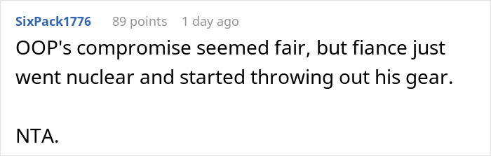 Woman Spends 5 Years Supporting Fiancé’s Martial Arts, Suddenly Demands He Quit And Trashes His Gear Woman Spends 5 Years Supporting Fiancé’s Martial Arts, Suddenly Demands He Quit And Trashes His Gear