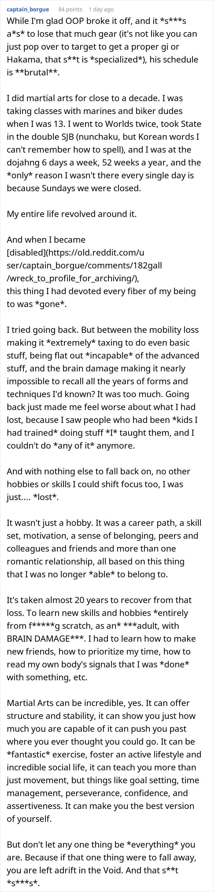 Woman Spends 5 Years Supporting Fiancé’s Martial Arts, Suddenly Demands He Quit And Trashes His Gear Woman Spends 5 Years Supporting Fiancé’s Martial Arts, Suddenly Demands He Quit And Trashes His Gear