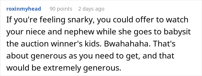 Entitled Woman Auctions Sis Off As A 4-Hour Free Sitter For $210, Throws A Hissy Fit As She Refuses Entitled Woman Auctions Sis Off As A 4-Hour Free Sitter For $210, Throws A Hissy Fit As She Refuses