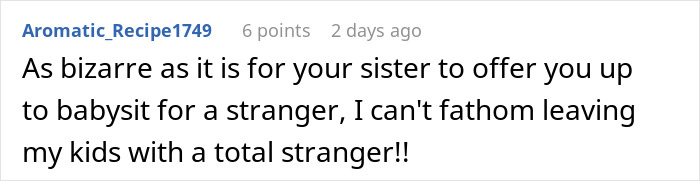 Entitled Woman Auctions Sis Off As A 4-Hour Free Sitter For $210, Throws A Hissy Fit As She Refuses Entitled Woman Auctions Sis Off As A 4-Hour Free Sitter For $210, Throws A Hissy Fit As She Refuses