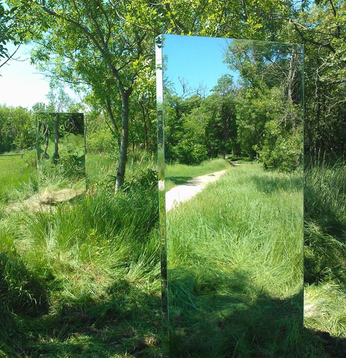 35 Reflective Artworks By Rob Mulholland That Seem To Disappear Into The Landscape 35 Reflective Artworks By Rob Mulholland That Seem To Disappear Into The Landscape