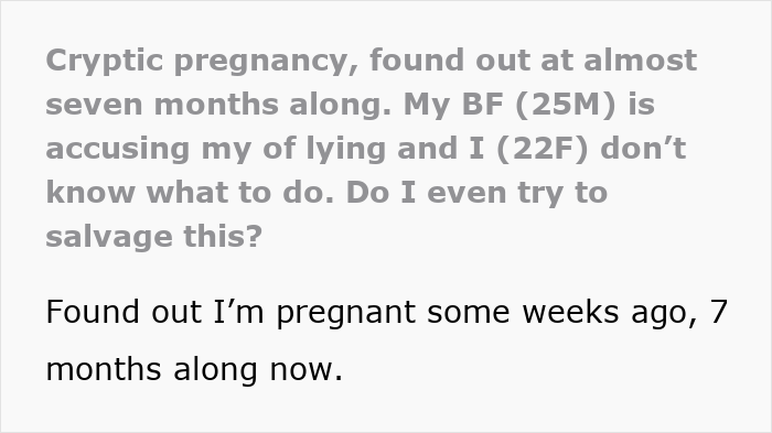 Woman Can’t Believe Her Pregnancy Test, Boyfriend Is Convinced She’s Lying