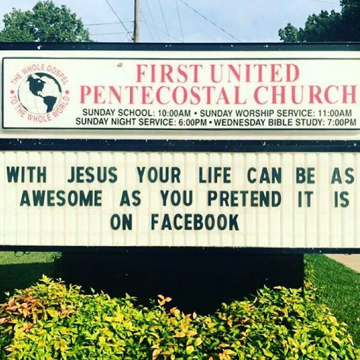 77 Hilarious Church Signs That Probably Surprised People Driving By 77 Hilarious Church Signs That Probably Surprised People Driving By