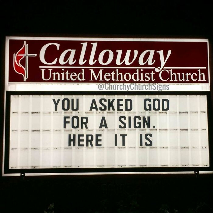 77 Hilarious Church Signs That Probably Surprised People Driving By 77 Hilarious Church Signs That Probably Surprised People Driving By