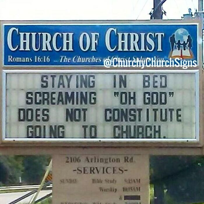 77 Hilarious Church Signs That Probably Surprised People Driving By 77 Hilarious Church Signs That Probably Surprised People Driving By