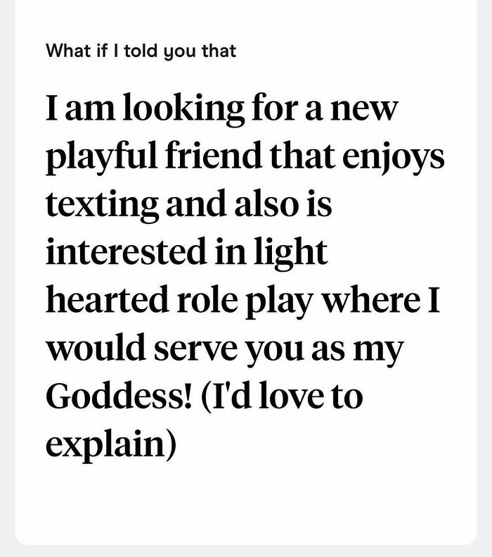 80 Wild And Weird Tinder Bios That Show Exactly What The Person Is Like 80 Wild And Weird Tinder Bios That Show Exactly What The Person Is Like