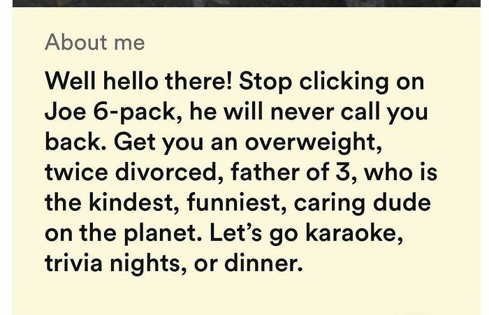 80 Wild And Weird Tinder Bios That Show Exactly What The Person Is Like 80 Wild And Weird Tinder Bios That Show Exactly What The Person Is Like