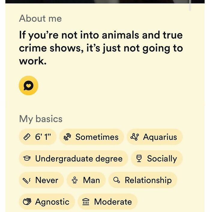 80 Wild And Weird Tinder Bios That Show Exactly What The Person Is Like 80 Wild And Weird Tinder Bios That Show Exactly What The Person Is Like