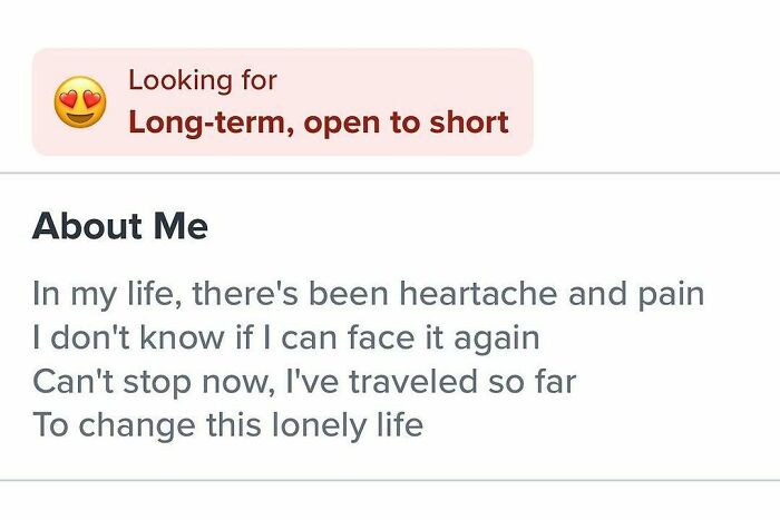 80 Wild And Weird Tinder Bios That Show Exactly What The Person Is Like 80 Wild And Weird Tinder Bios That Show Exactly What The Person Is Like