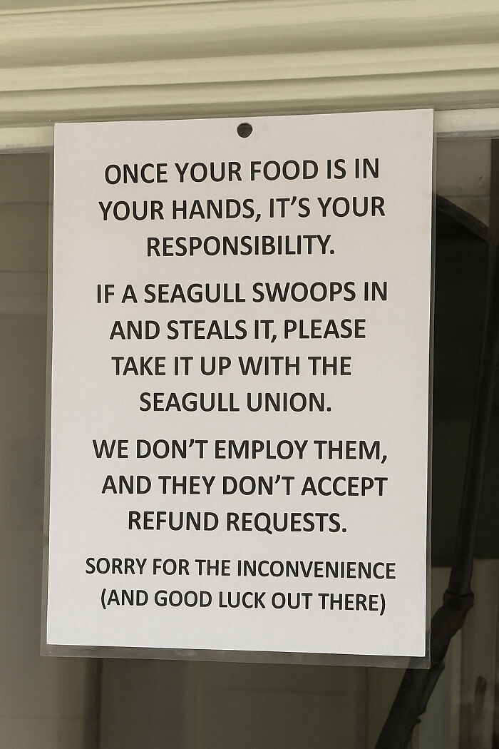 73 Hilarious And Unhinged Signs That Definitely Caught People’s Attention 73 Hilarious And Unhinged Signs That Definitely Caught People’s Attention