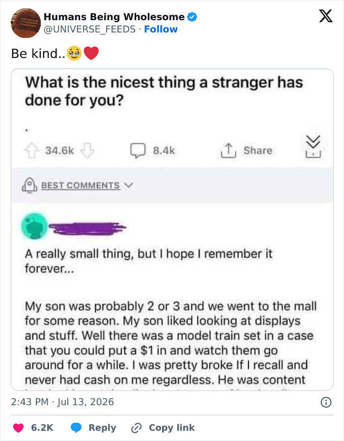 48 Wholesome Moments People Shared Online That Might Heal Your Soul