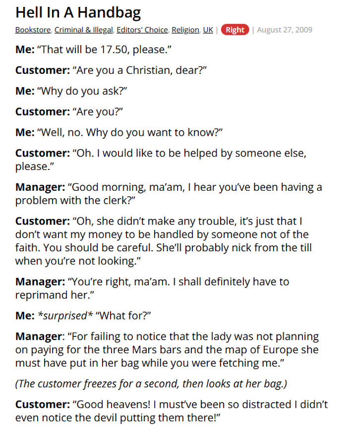 67 People Who Walked Into A Business Convinced They Could Do No Wrong 67 People Who Walked Into A Business Convinced They Could Do No Wrong