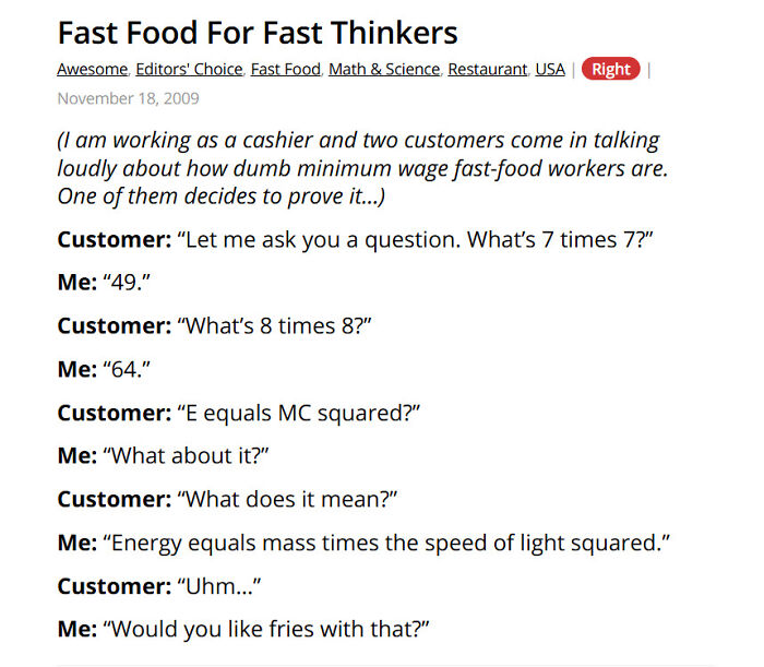 67 People Who Walked Into A Business Convinced They Could Do No Wrong 67 People Who Walked Into A Business Convinced They Could Do No Wrong